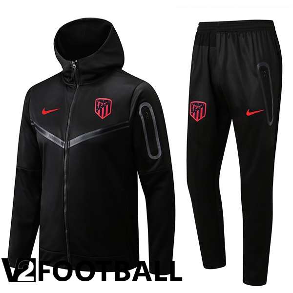 Atletico Madrid Training Tracksuit Hoodie Black 2022/2023