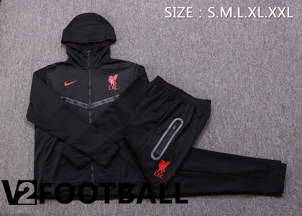 FC Liverpool Training Tracksuit Hoodie Black 2022/2023