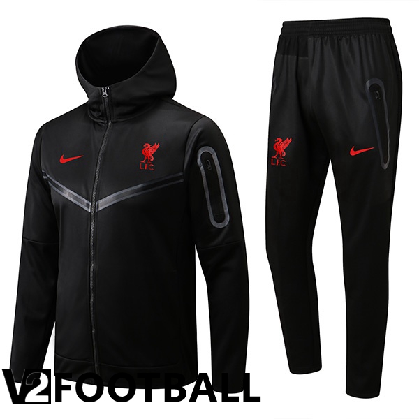 FC Liverpool Training Tracksuit Hoodie Black 2022/2023