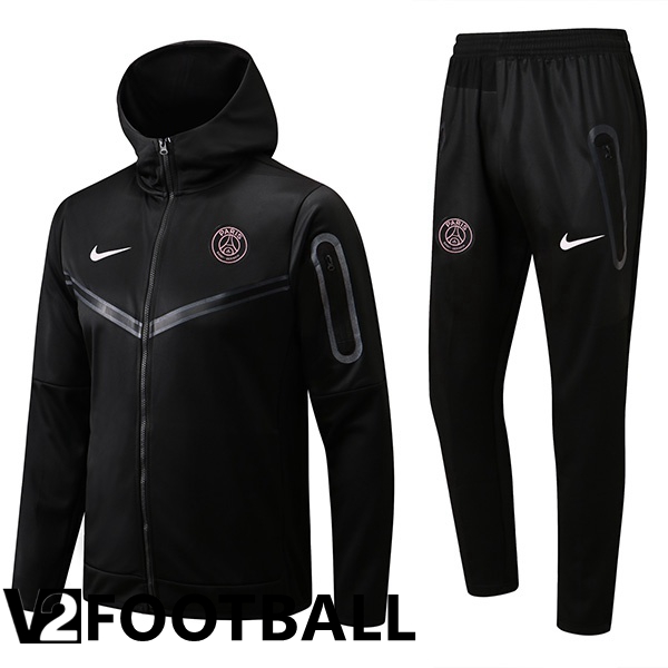 Paris Saint Germain Training Tracksuit Hoodie Black 2022/2023