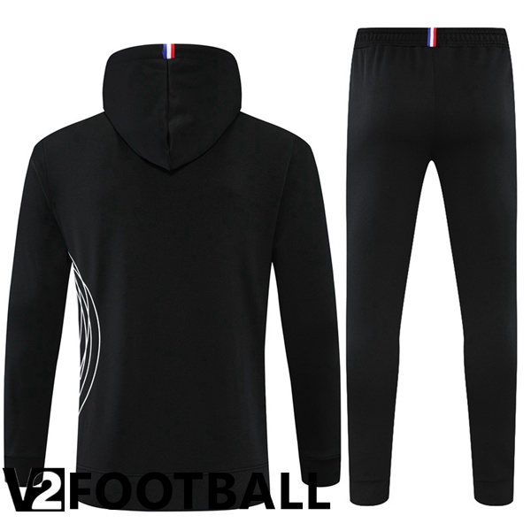 JORDAN Paris Saint Germain Training Tracksuit Hoodie Black 2022/2023