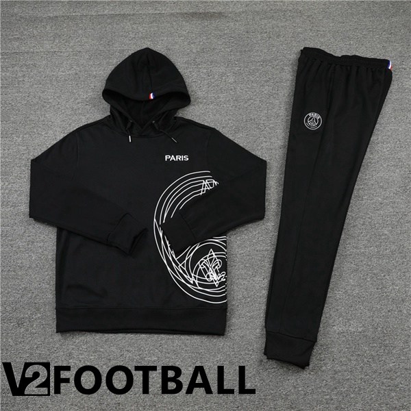 JORDAN Paris Saint Germain Training Tracksuit Hoodie Black 2022/2023