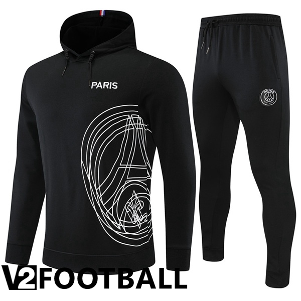 JORDAN Paris Saint Germain Training Tracksuit Hoodie Black 2022/2023