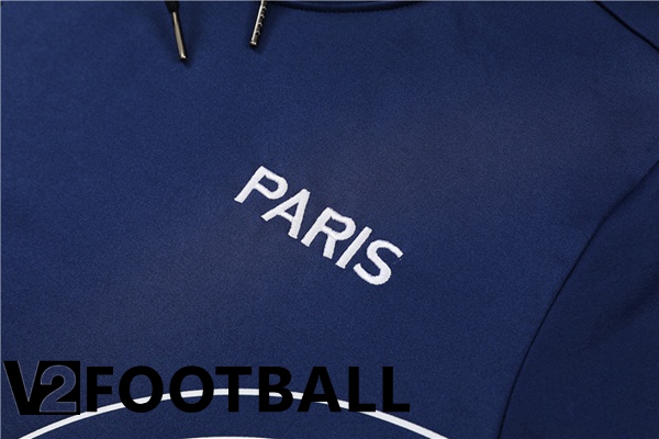 JORDAN Paris Saint Germain Training Tracksuit Hoodie Royal Blue 2022/2023