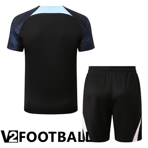 Inter Milan Training T Shirt + Shorts Black 2022/2023