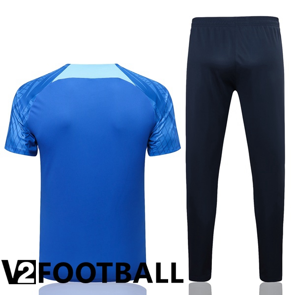 England Training T Shirt + Pants Blue 2022/2023