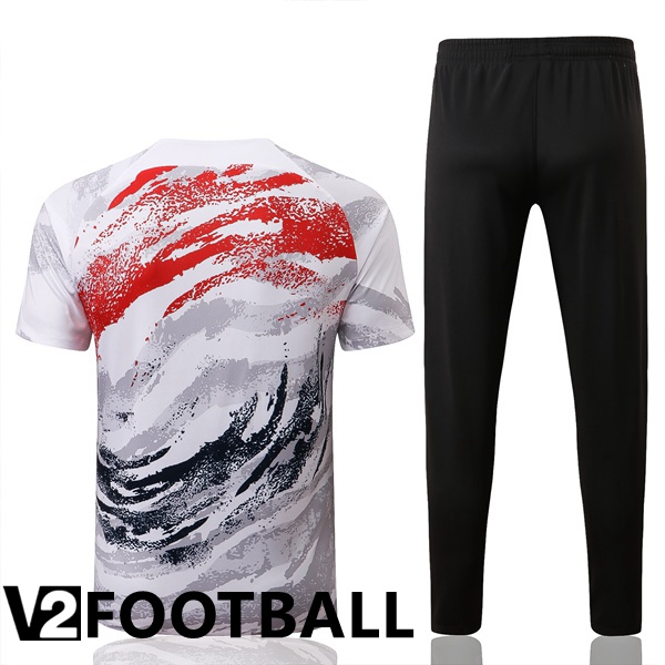 South Korea Training T Shirt + Pants White 2022/2023