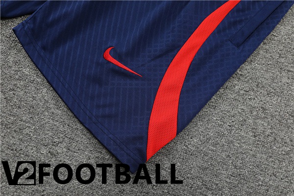 FC Barcelona Training T Shirt + Shorts Cyan 2022/2023