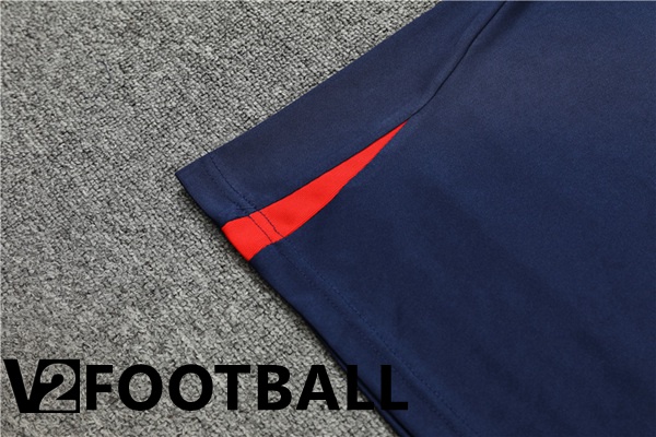 FC Barcelona Training T Shirt + Shorts Blue 2022/2023