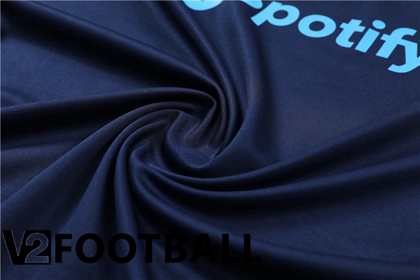 FC Barcelona Training T Shirt + Shorts Blue 2022/2023