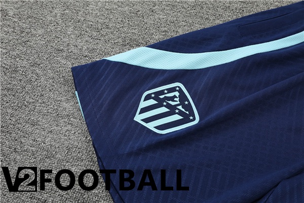 Atletico Madrid Training T Shirt + Shorts Blue 2022/2023