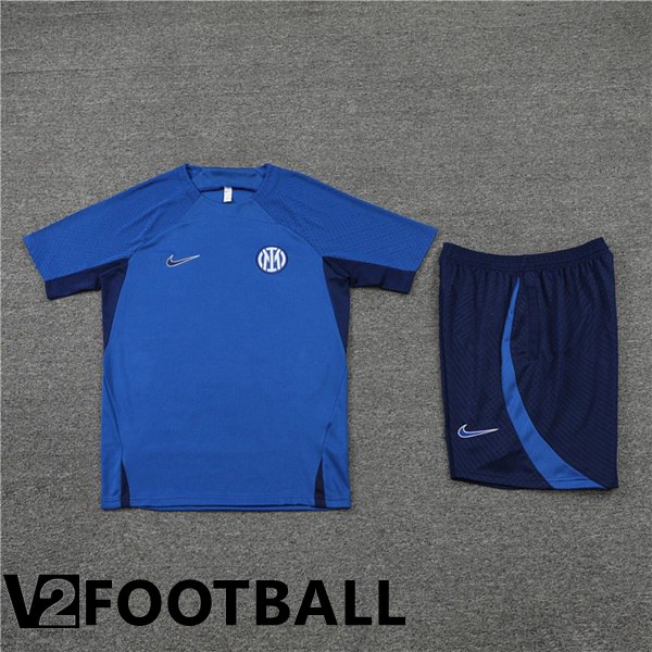 Inter Milan Training T Shirt + Shorts Blue 2022/2023