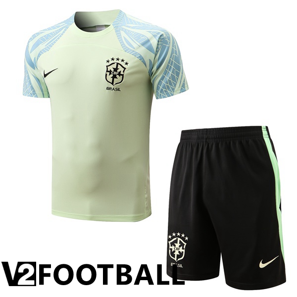 Portugal Training T Shirt + Shorts Green 2022/2023
