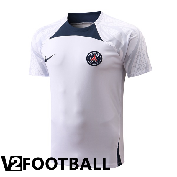 Paris Saint Germain Training T Shirt White 2022/2023