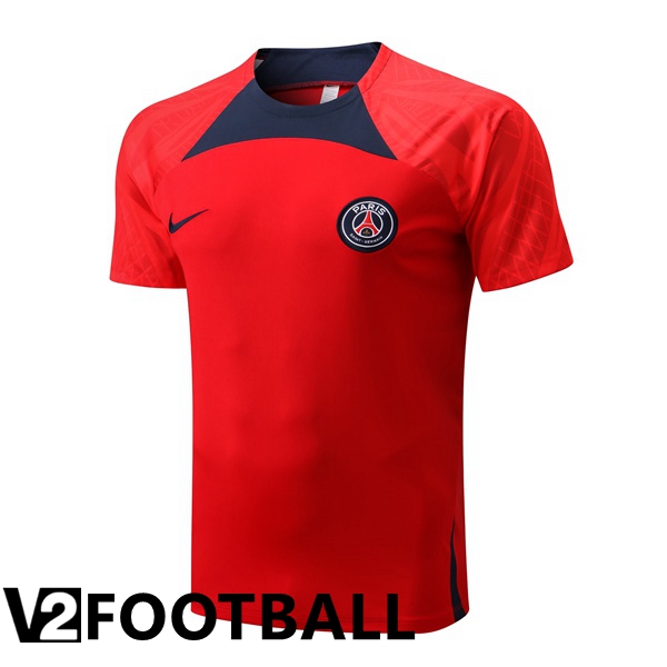 Paris Saint Germain Training T Shirt Red 2022/2023