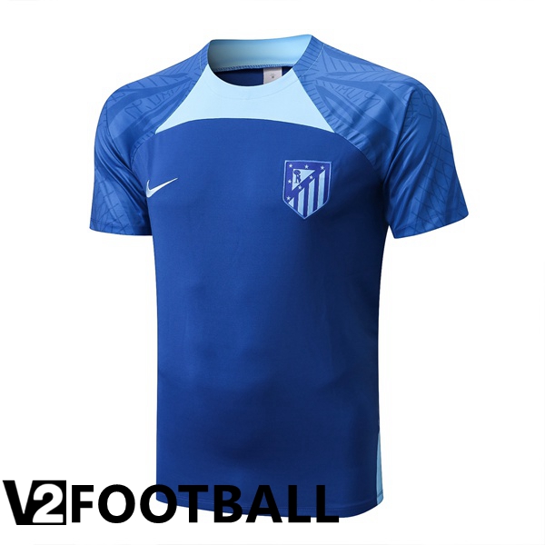 Atletico Madrid Training T Shirt Blue 2022/2023