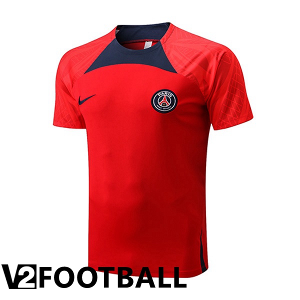 Paris Saint Germain Training T Shirt Red 2022/2023