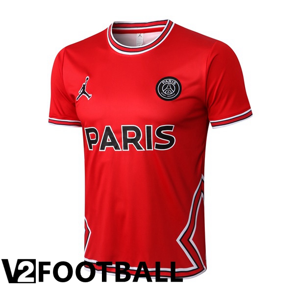 Paris Saint Germain Training T Shirt Red 2022/2023