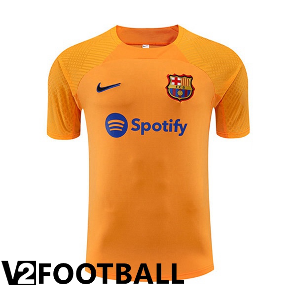 FC Barcelona Training T Shirt Orange 2022/2023