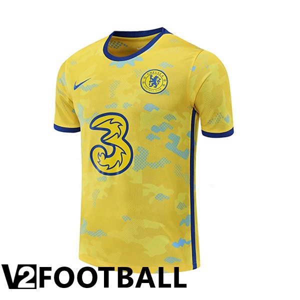 FC Chelsea Training T Shirt Yellow 2022/2023