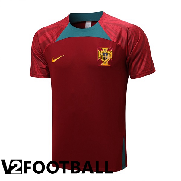 Portugal Training T Shirt Black 2022/2023