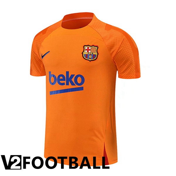 FC Barcelona Training T Shirt Orange 2022/2023