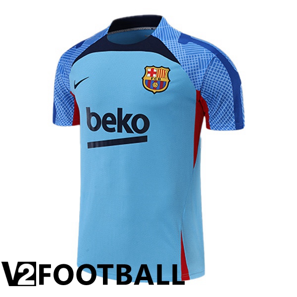 FC Barcelona Training T Shirt Blue 2022/2023