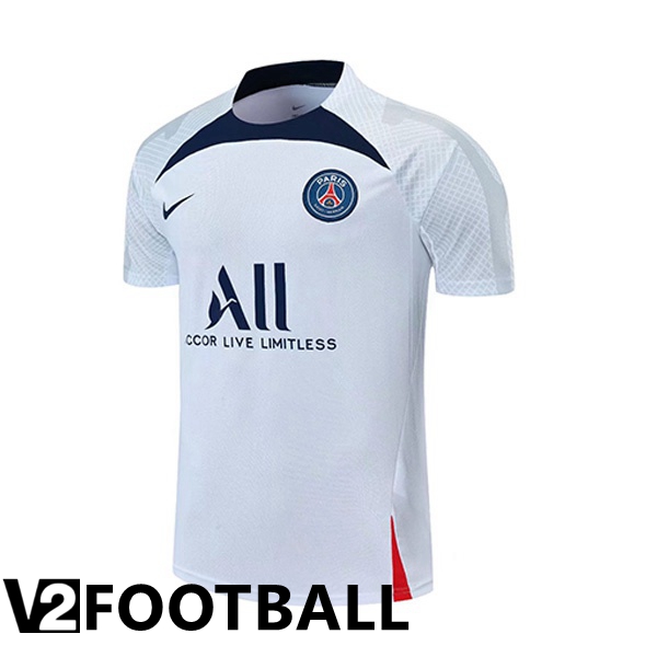 Paris Saint Germain Training T Shirt White 2022/2023