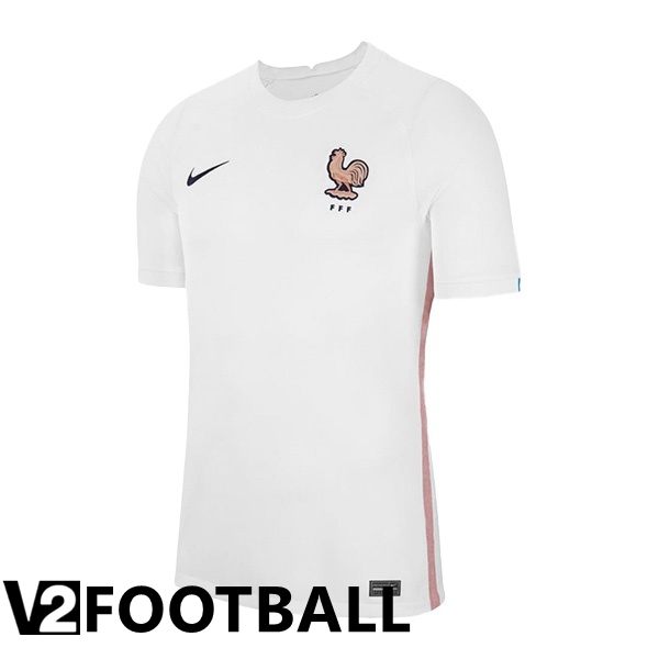 France Womens Away Shirts White Euro 2022