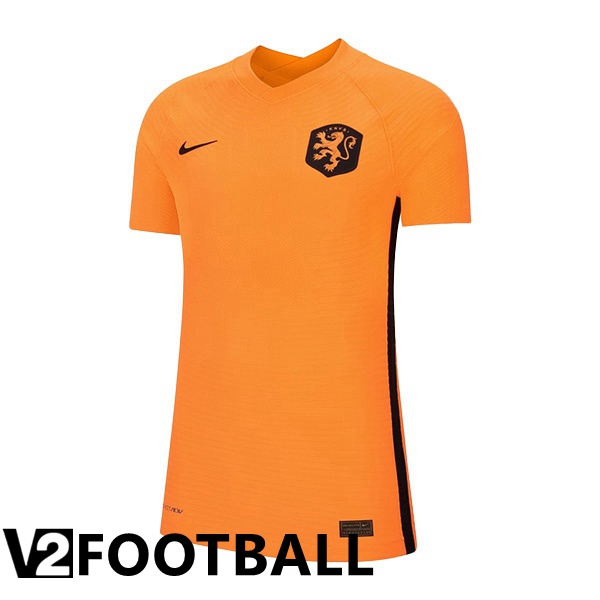 Netherlands Womens Home Shirts Yellow Euro 2022