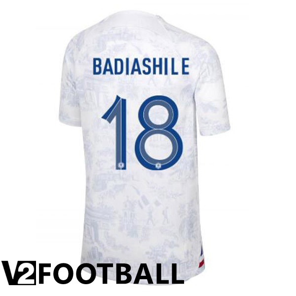 France (BADIASHILE 18) Away Shirts White World Cup 2022