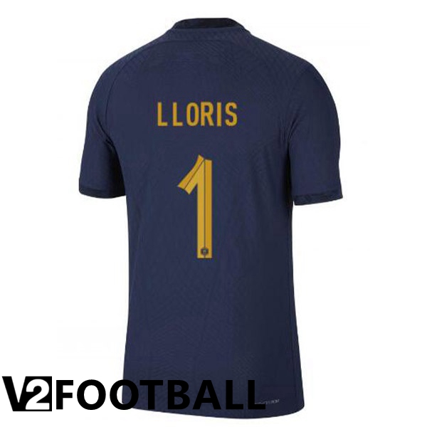 France (LLORIS 1) Home Shirts Royal Blue World Cup 2022