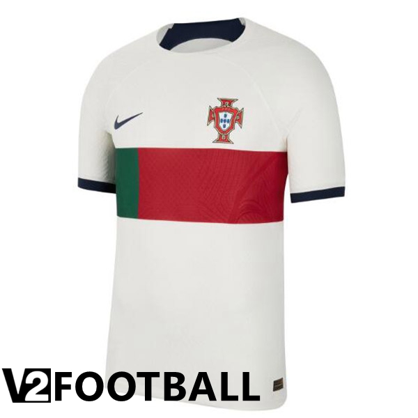 Portugal Away Shirts White Red 2023/2023