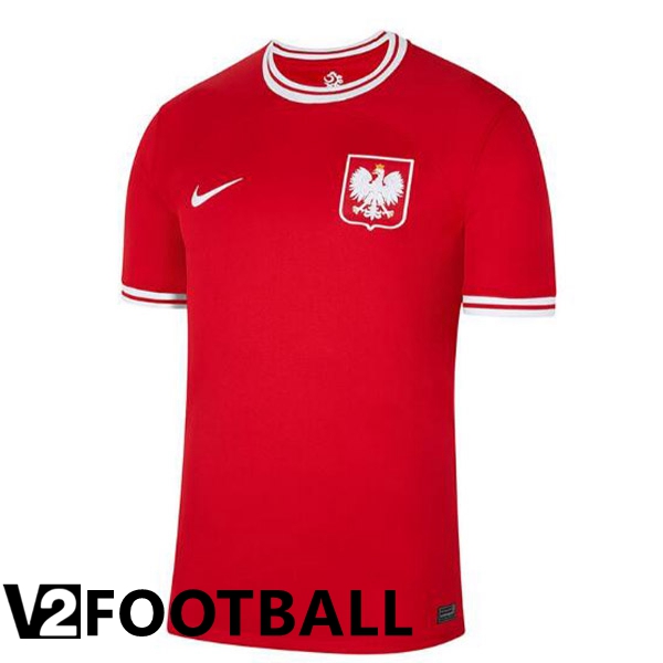 Pologne Away Shirts Red 2023/2023