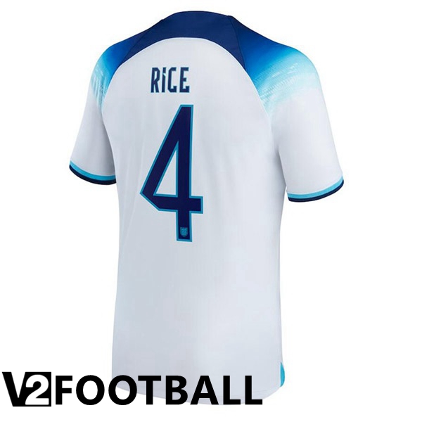 England (RICE 4) Home Shirts White 2023/2023