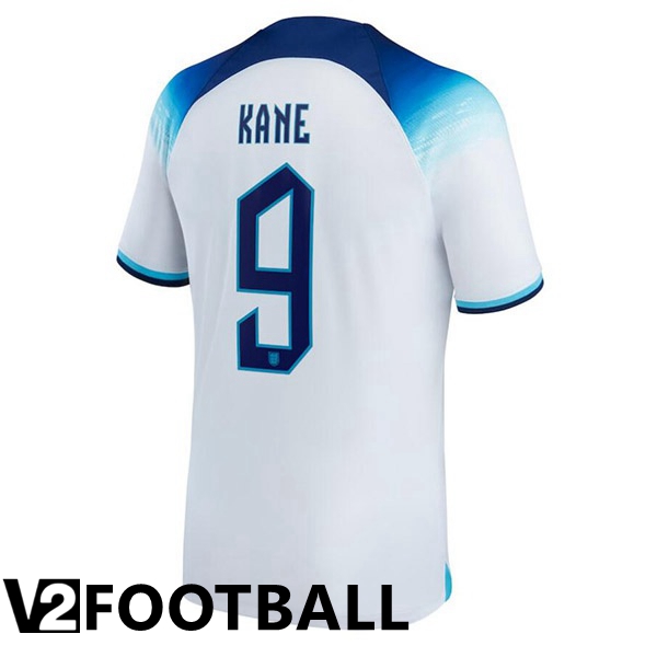 England (KANE 9) Home Shirts White 2023/2023