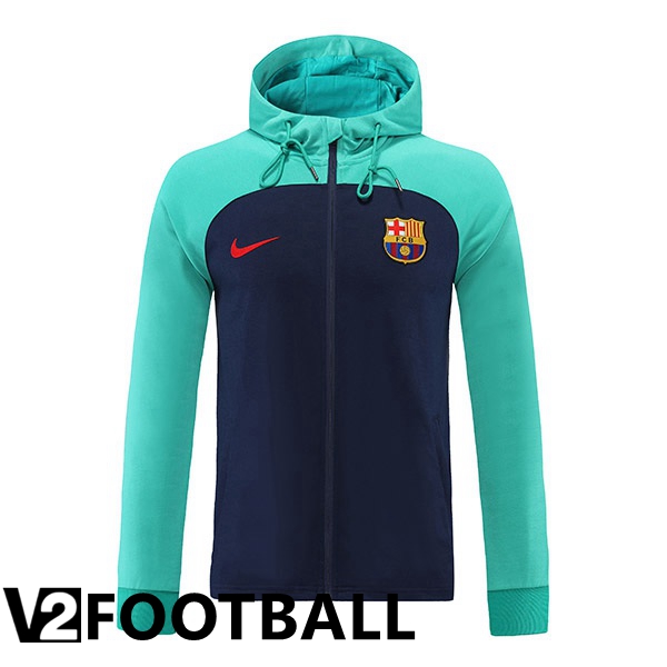 FC Barcelona Training Jacket Hoodie Green 2022/2023