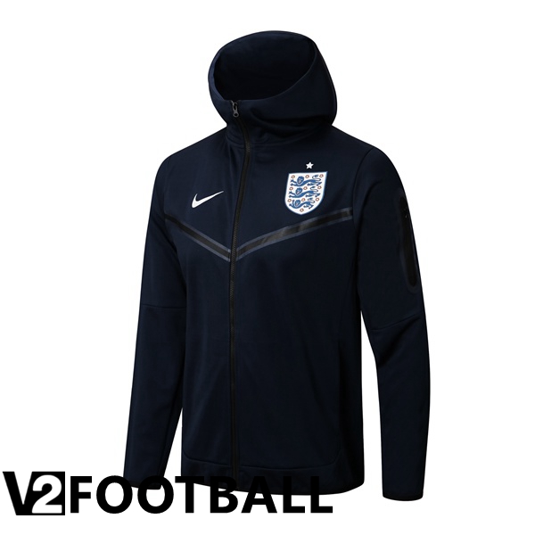 England Training Jacket Hoodie Royal Blue 2022/2023