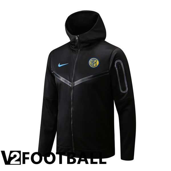 Inter Milan Training Jacket Hoodie Black 2022/2023