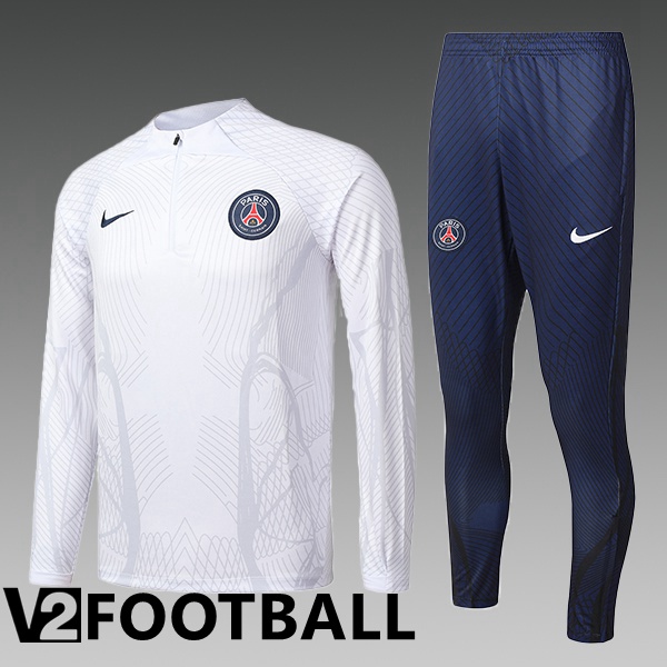 Paris Saint Germain Kids Training Tracksuit White 2022/2023