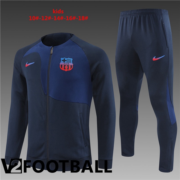 FC Barcelona Kids Training Jacket Suit Royal Blue 2022/2023