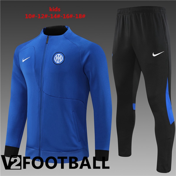 Inter Milan Kids Training Jacket Suit Blue 2022/2023