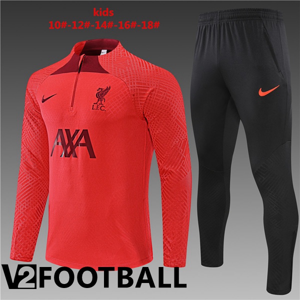 FC Liverpool Kids Training Tracksuit Red 2022/2023