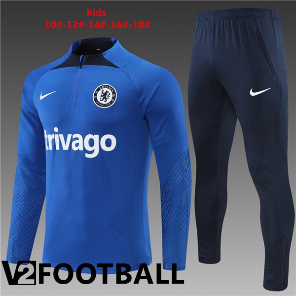 FC Chelsea Kids Training Tracksuit Blue 2022/2023