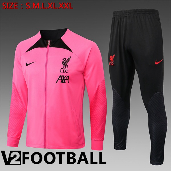 FC Liverpool Kids Training Jacket Suit Pink 2022/2023