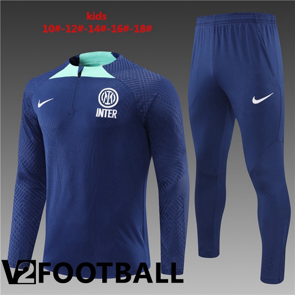 Inter Milan Kids Training Jacket Suit Blue 2022/2023