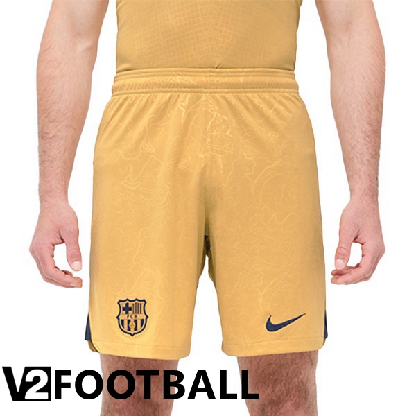 FC Barcelona Soccer Shorts Away Yellow 2022/2023