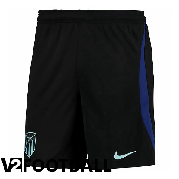 Atletico Madrid Soccer Shorts Away Black 2022/2023