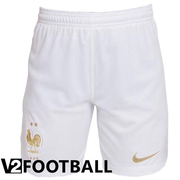 France Soccer Shorts Home White 2022/2023