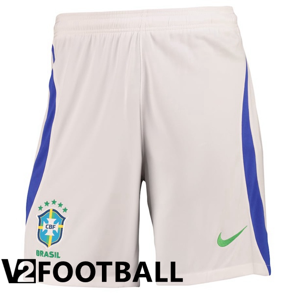 Brazil Soccer Shorts Away White 2022/2023